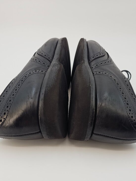 Allen Edmonds Leather Black Wingtip Brogue Oxford Shoes 3350 Men\'s Size 10.5D main image 12